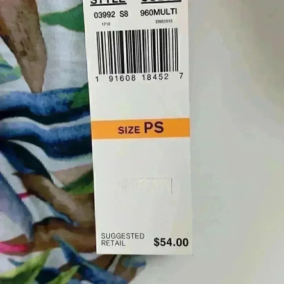 🆕NWT Alfred Dunner Tropical Top With Beade… - Picture 5 of 5